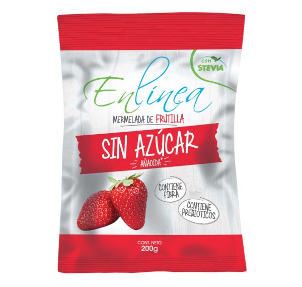 Mermelada de frutilla sin azúcar 200 g