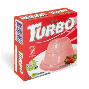 Flan Turbo Frutilla
