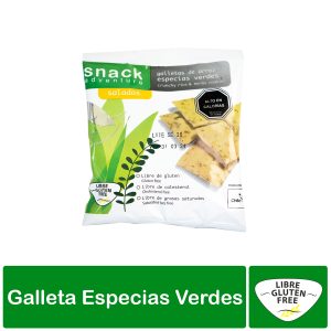 Galletas de arroz especias verdes