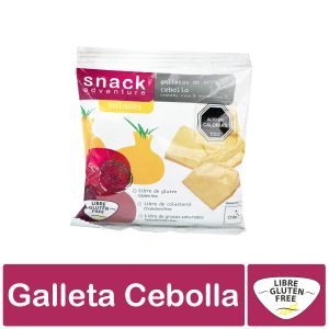 Galletas de arroz y cebolla