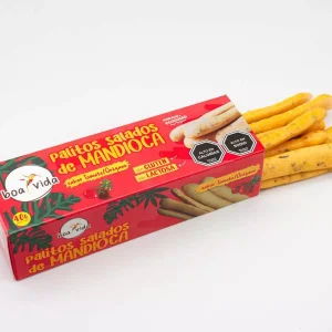 Palitos de mandioca tomate orégano